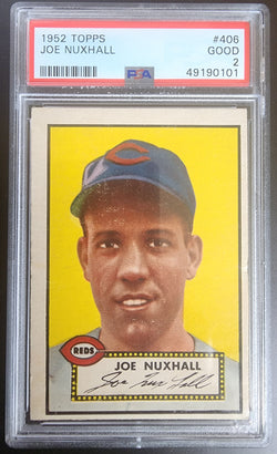 Joe Nuxhall 1952 Topps #406 PSA 2