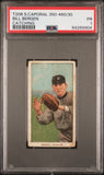 Bill Bergen 1909-11 T206 Sweet Caporal 350-460/30 Catching PSA 1 Poor