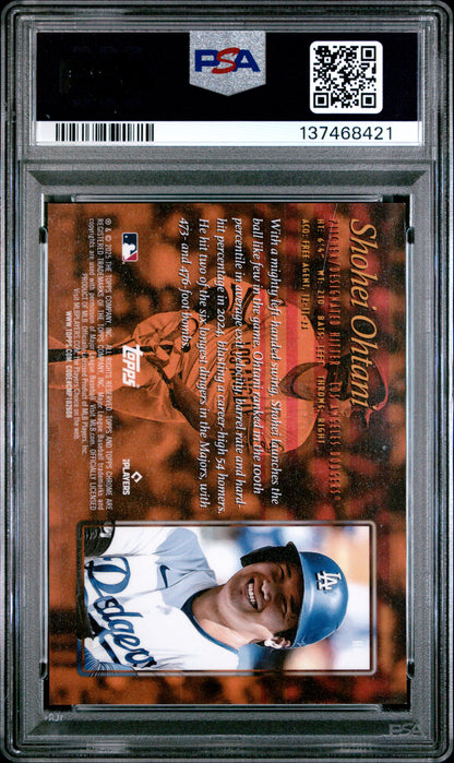 Shohei Ohtani 2025 Topps Chrome Hobby Masters #HM3 PSA 10 Gem Mint