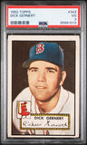 Dick Gernert 1952 Topps #343 PSA 3