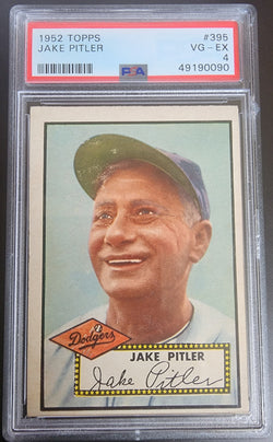 Jake Pitler 1952 Topps #395 PSA 4