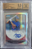 Byron Buxton 2013 Bowman Chrome Autograph Refractor 184/500 BGS 9.5 Gem Mint 10 Auto