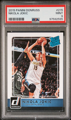 Nikola Jokic 2015 Donruss Rookie #215 PSA 9 Mint 2595