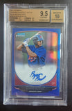 Byron Buxton 2013 Bowman Chrome Autograph Blue Refractor 145/150 BGS 9.5 Gem Mint 10 Auto