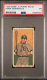 Heinie Zimmerman 1909-11 T206 Sweet Caporal 350/30 PSA 1 Poor