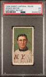 Hooks Wiltse 1909-11 T206 Sweet Caporal 150/30 Portrait, No Cap PSA 1.5 Fair