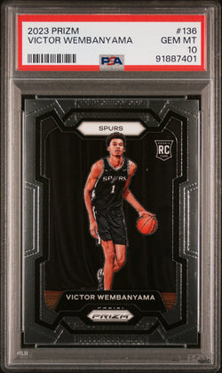 Victor Wembanyama 2023 Panini Prizm #136 PSA 10 Gem Mint 7401