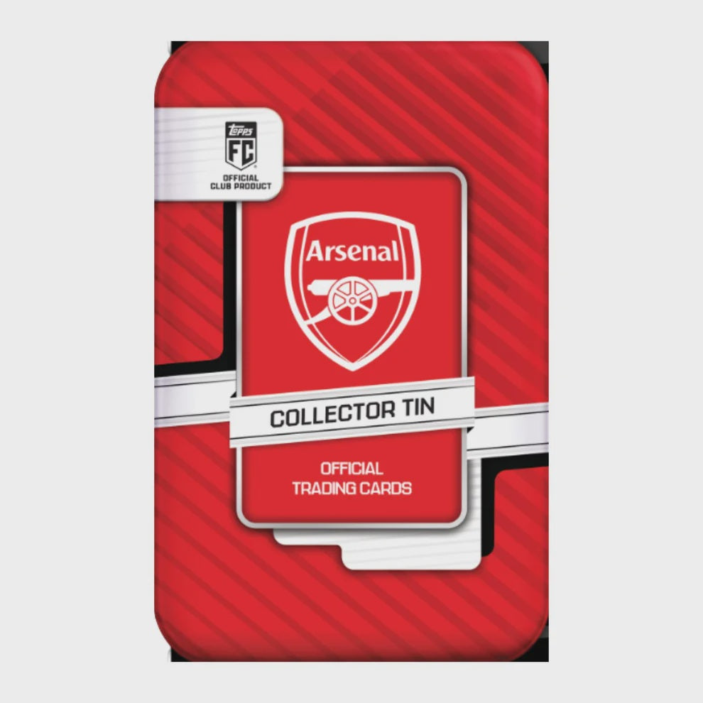 2026-27 Topps Soccer Arsenal FC Club Collector Tin