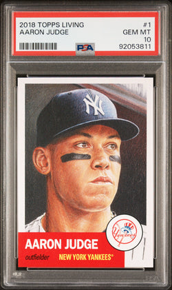 Aaron Judge 2018 Topps Living #1 PSA 10 Gem Mint 3811