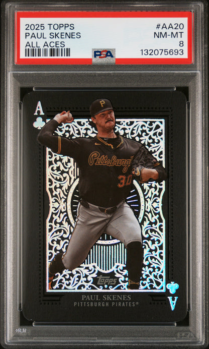 Paul Skenes 2025 Topps All Aces PSA 8 Nm-Mint