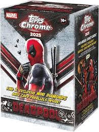 2025 Topps Chrome Marvel Deadpool Value Box - 40 Box Case