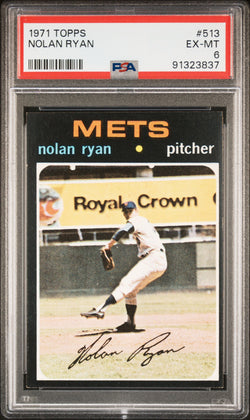 Nolan Ryan 1971 Topps #513 PSA 6 EX-Mint