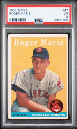 Roger Maris 1958 Topps #47 PSA 3 Very Good