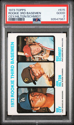 Mike Schmidt 1973 Topps #615 RC PSA 2 Good 7987