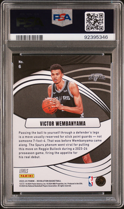 Victor Wembanyama 2023 Revolution Supernova Levels PSA 10 Gem Mint
