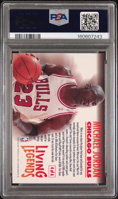 Michael Jordan 1993 Fleer Living Legends PSA 7 Near Mint 7243