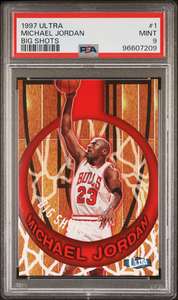 Michael Jordan 1997 Fleer Ultra Big Shots PSA 9 Mint