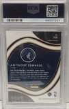Anthony Edwards 2020 Panini Select #300 Red/White/Orange Shimmer PSA 10 Gem Mint