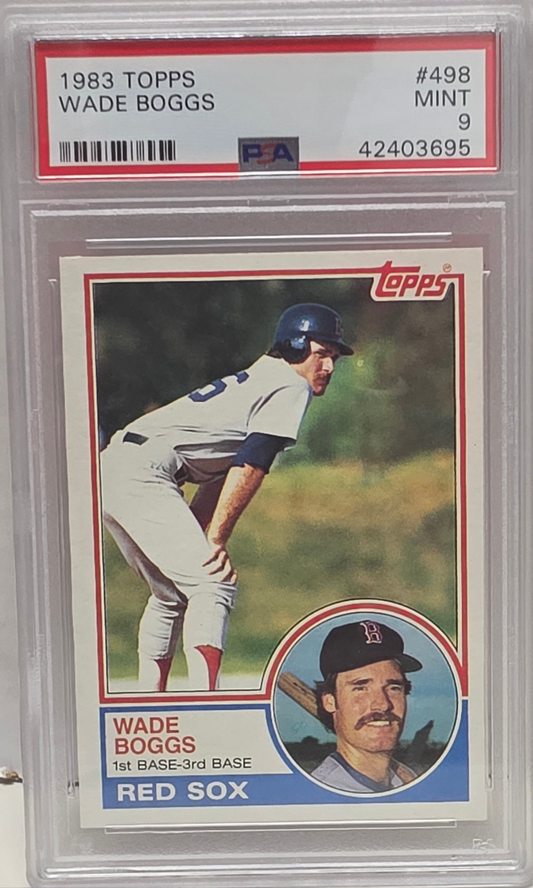 Wade Boggs 1983 Topps Rookie #498 PSA 9 Mint