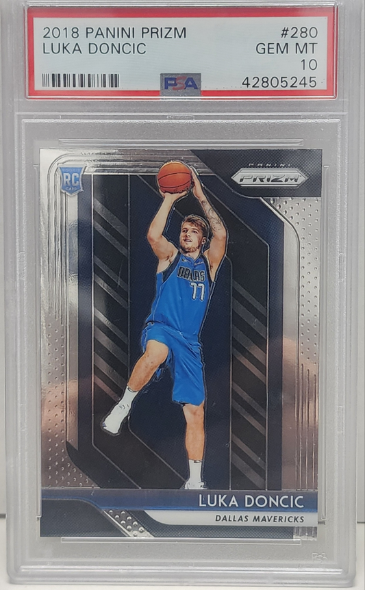 Luka Doncic 2018 Panini Prizm RC #280 PSA 10 Gem Mint