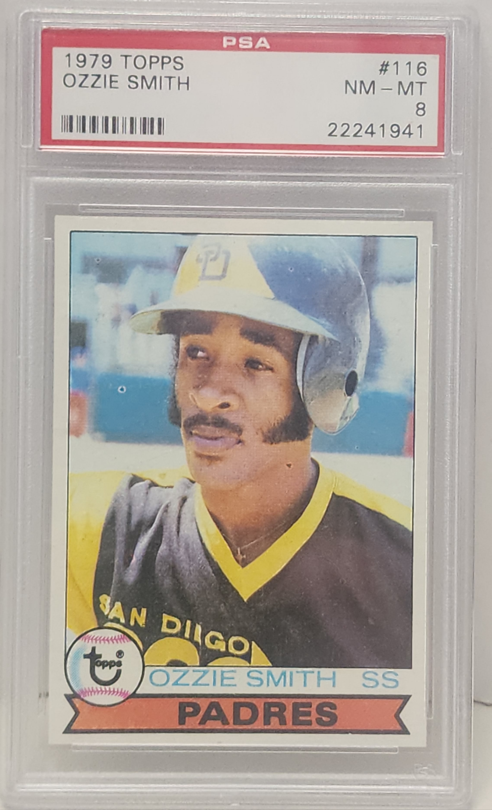Ozzie Smith 1979 Topps RC #116 PSA 8 Nm-Mint 1941