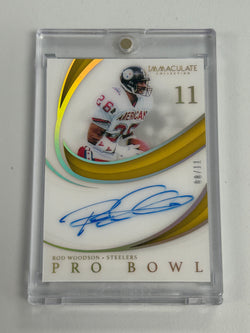 Rod Woodson 2019 Panini Immaculate Collegiate Pro Bowl Auto #8/11