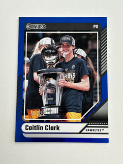 Caitlin Clark 2024 Caitlin Clark Collection #3 Blue Foil PArallel #13/22