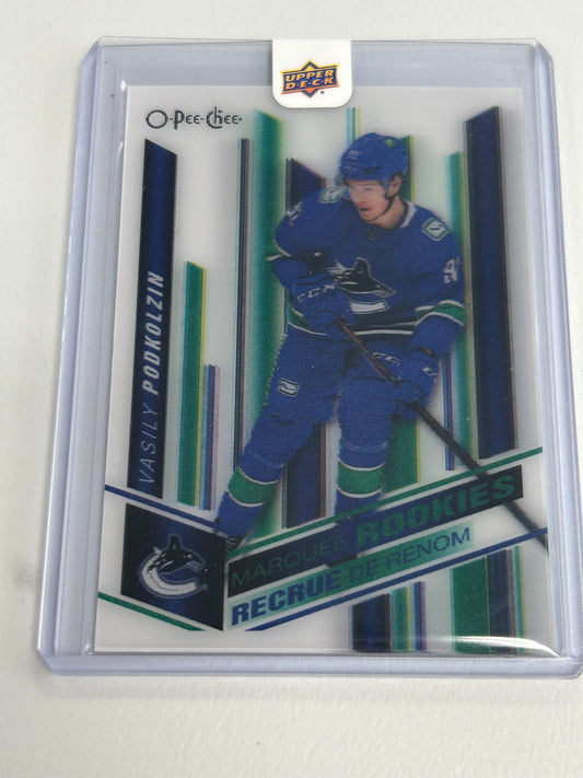 Vasily Podkolzin 2021 Upper Deck OPC 3D Rookie