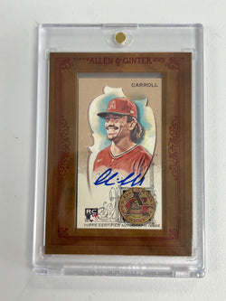 Corbin Carroll 2023 Topps Allen and Ginter Mini Framed Auto