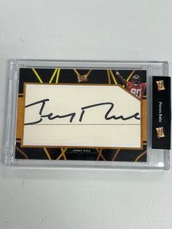 Jerry Rice 2022 Pieces of the Past Cut Autograph