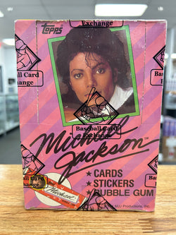 1984 Topps Michael Jackson BBCE Wrapped Wax Box