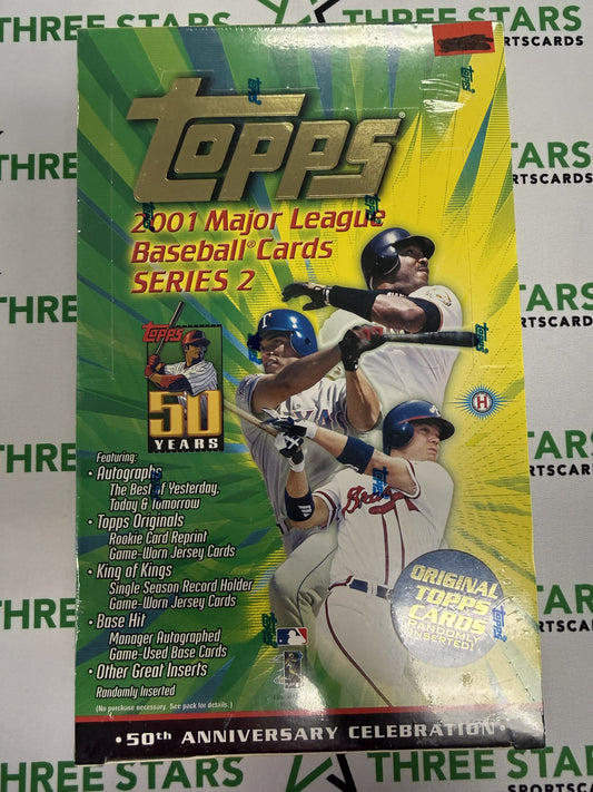 2001 Topps Baseball Series 2 Box