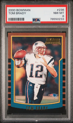 Tom Brady 2000 Bowman #236 PSA 8 Nm-Mint 0233