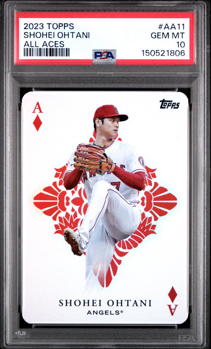 Shohei Ohtani 2023 Topps All Aces #AA11 PSA 10 Gem Mint 1806
