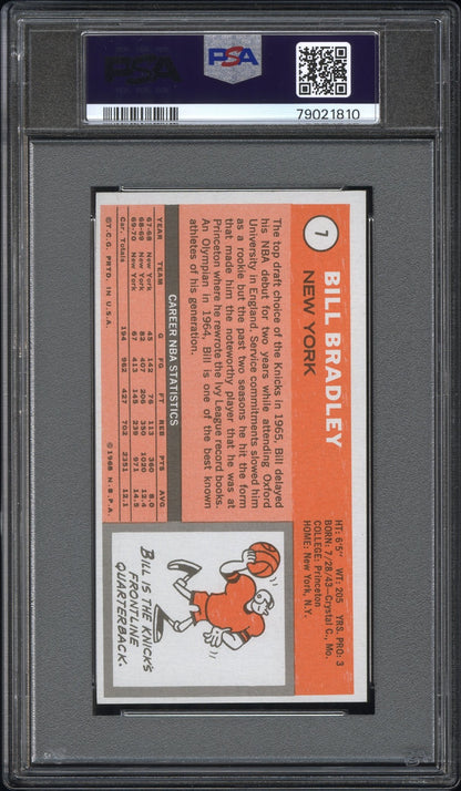 Bill Bradley 1970 Topps #7 PSA 7 Near Mint
