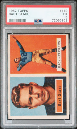 Bart Starr 1957 Topps #119 PSA 5 Excellent