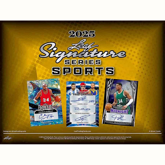 2025 Leaf Signature Series Multi-Sport Hobby Box
