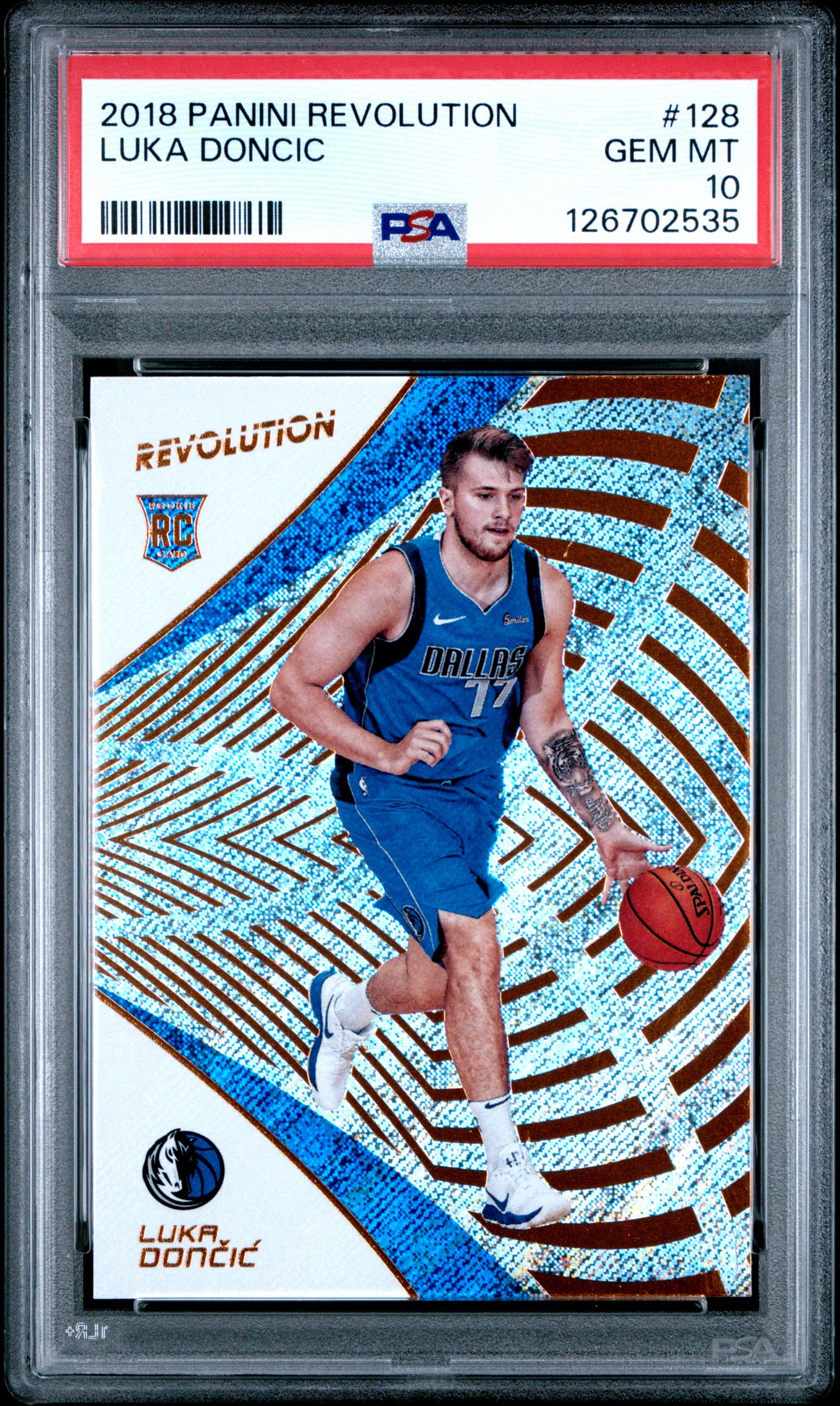 Luka Doncic 2018 Panini Revolution Rookie #128 PSA 10 Gem Mint
