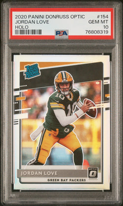 Jordan Love 2020 Donruss Optic Rookie #154 PSA 10 Gem Mint 8319