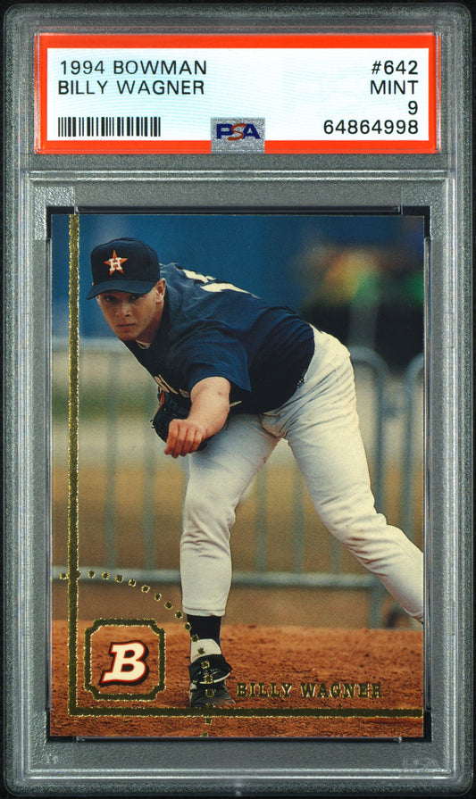 Billy Wagner 1994 Bowman Rookie #642 PSA 9 Mint 4998