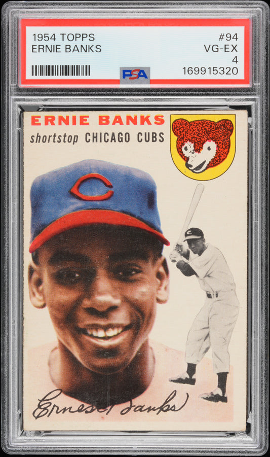 Ernie Banks 1954 Topps #94 PSA 4 Vg-Ex 5320