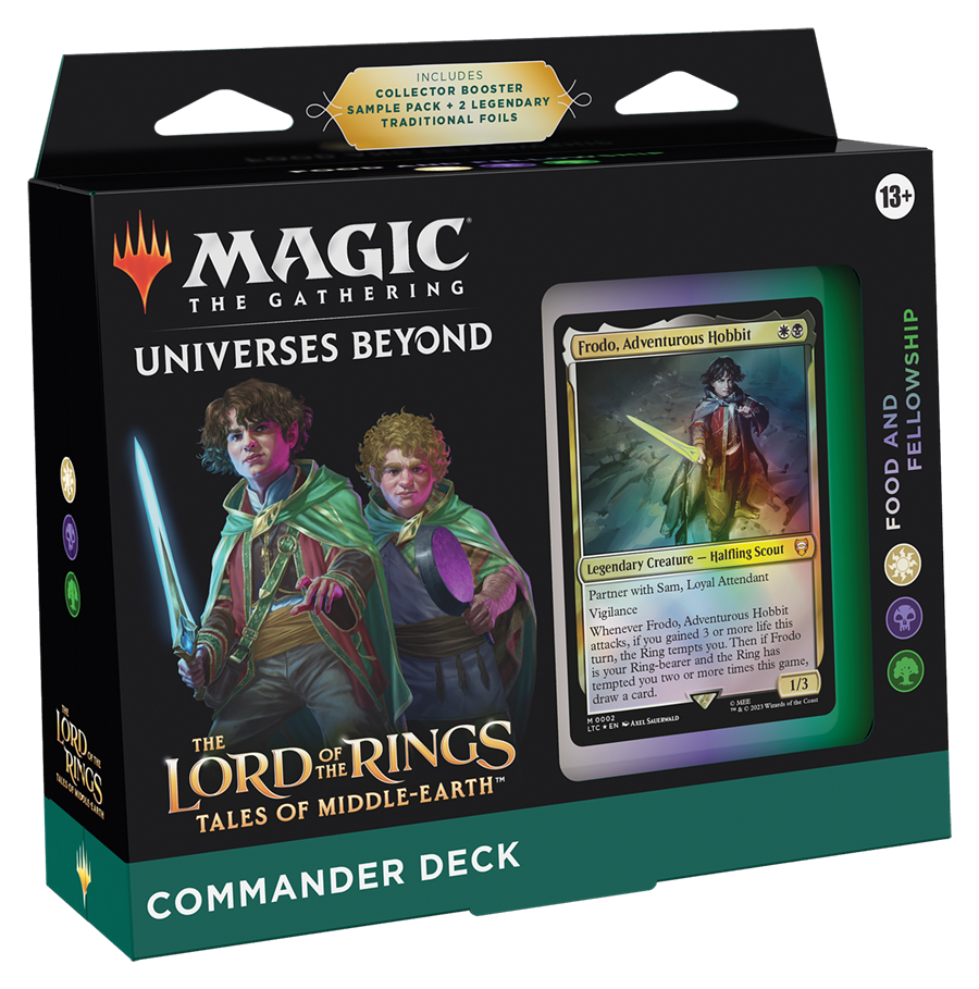 Magic The Gathering The Lord of the Rings Tales of Middle Earth Commander Deck - Food & Fellowship