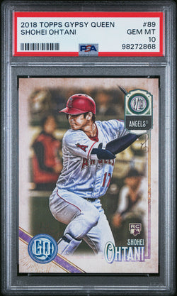 Shohei Ohtani 2018 Topps Gypsy Queen Rookie #89 PSA 10 Gem Mint 2868