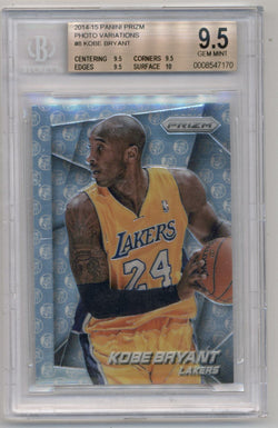Kobe Bryant 2014 Panini Prizm Photo Variation BGS 9.5 Gem Mint