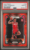 Amen Thompson 2023 Panini Prizm #150 Red Seismic #178/299 PSA 10 Gem Mint