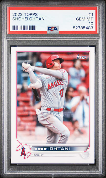 Shohei Ohtani 2022 Topps #1 PSA 10 Gem Mint 5483