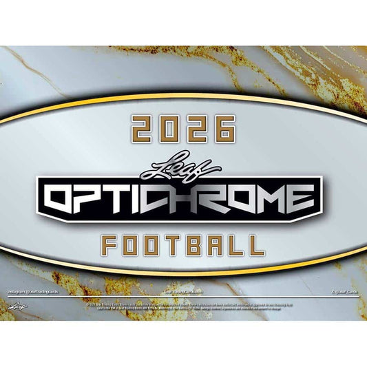 2026 Leaf Optichrome Football Jumbo Hobby Box