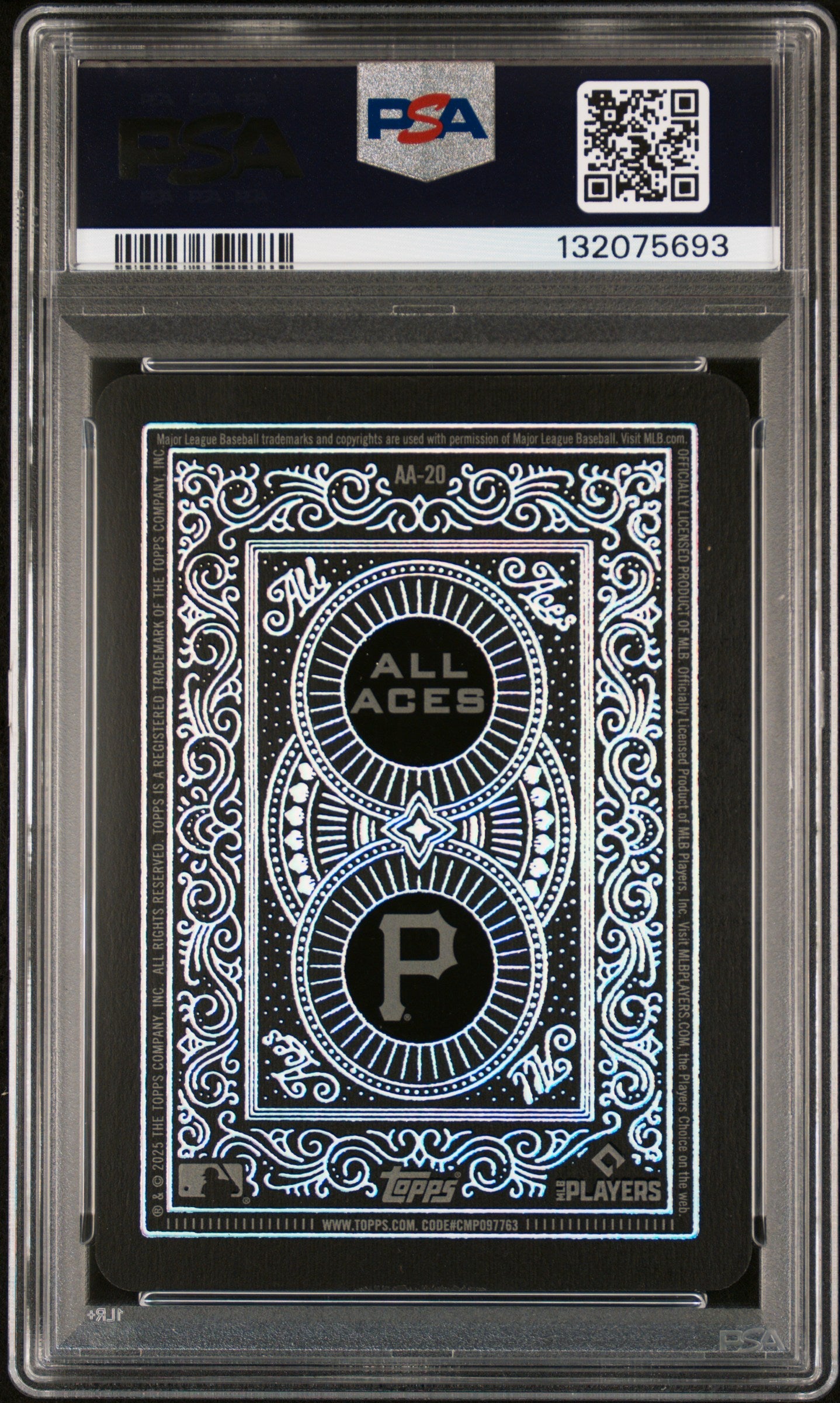 Paul Skenes 2025 Topps All Aces PSA 8 Nm-Mint