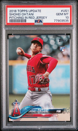 Shohei Ohtani 2018 Topps Update #US1 PSA 10 Gem Mint 3535