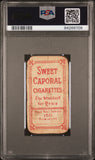 Hal Chase 1909-11 T206 Sweet Caporal 150/30 Throwing White Cap PSA 1 Poor